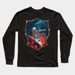 Metal Skeleton Long Sleeve T-Shirt